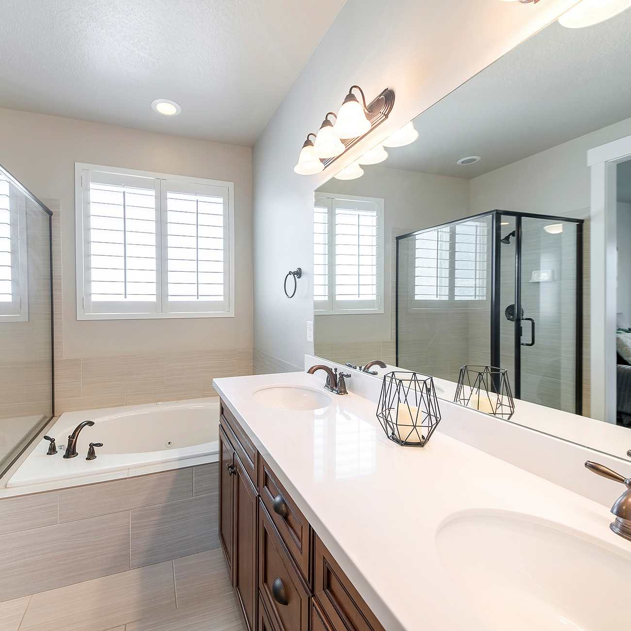 Bright home interior with custom kitchen and open living space in Coastal North Carolina