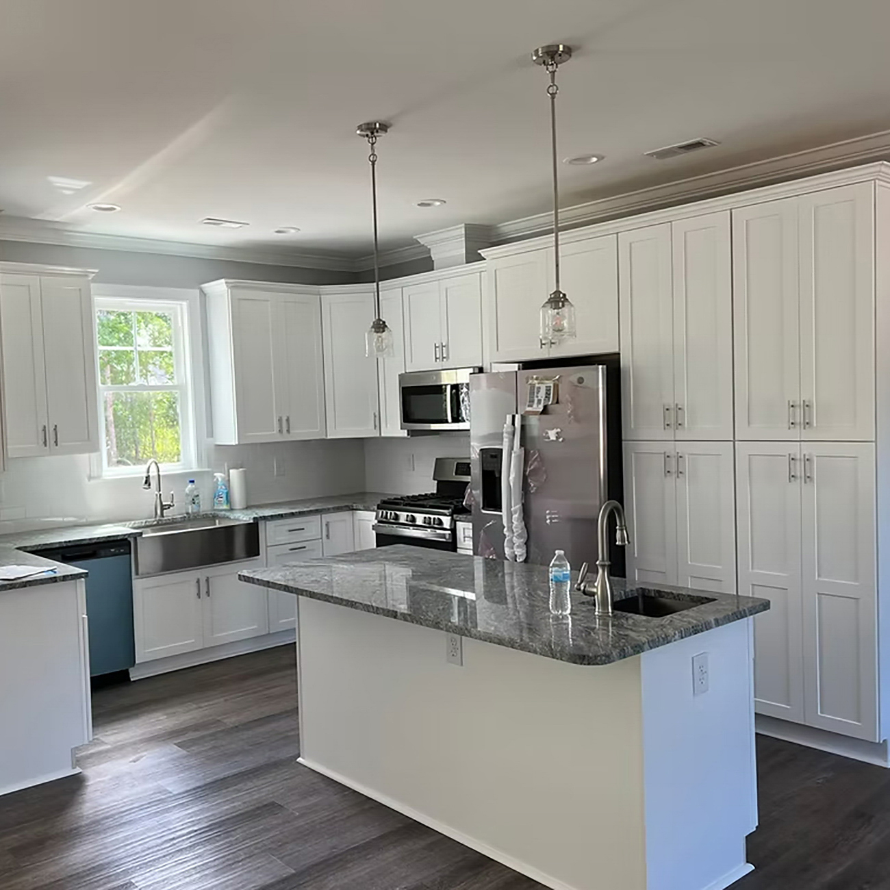Updated kitchen cabinets and countertops in Carteret County NC